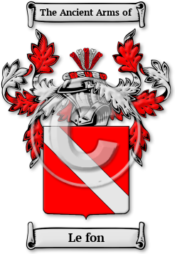 Le fon Family Crest Download (jpg) Legacy Series - 150 DPI